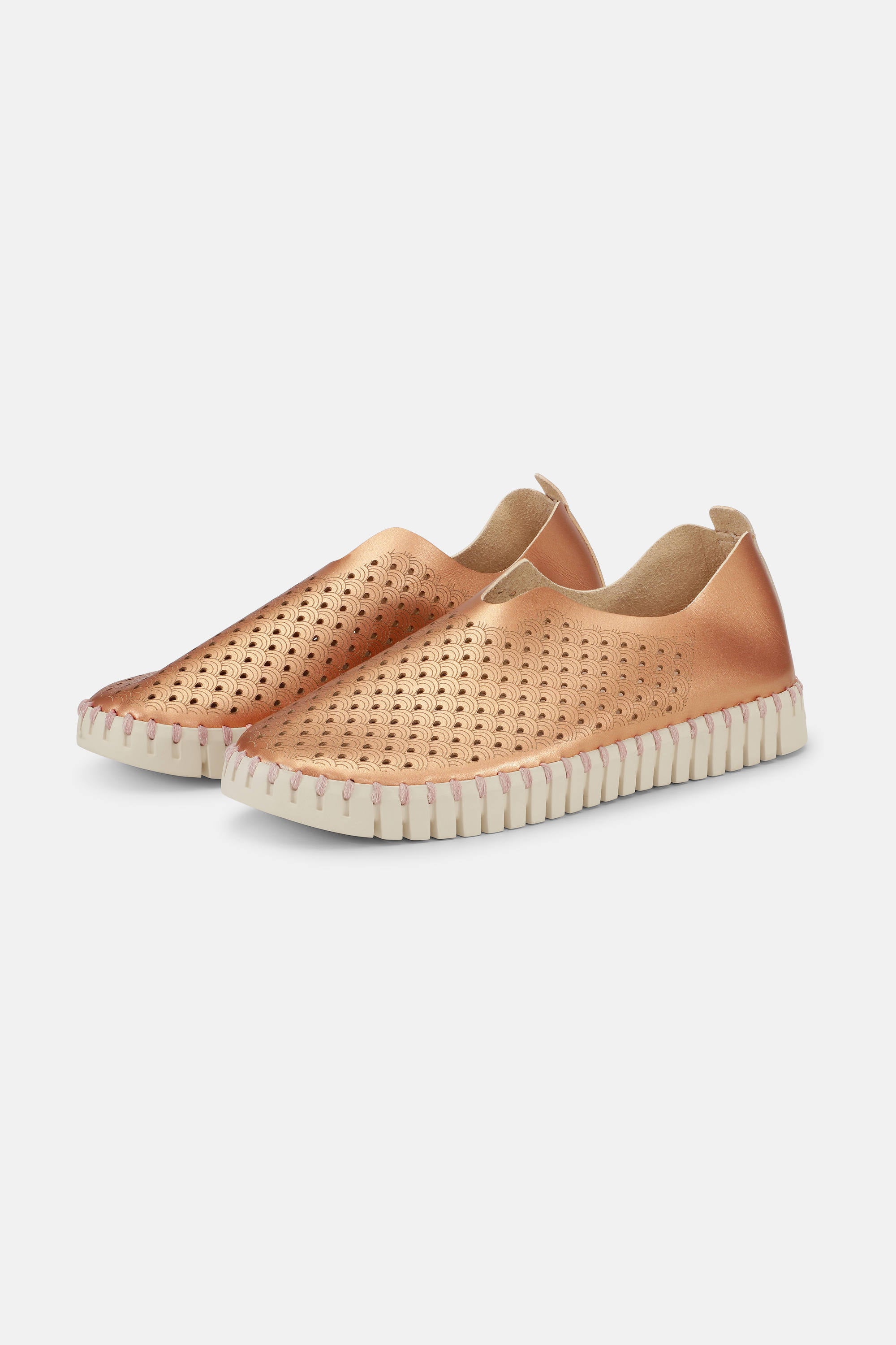 Tulip Sko Metallic - Rose Gold